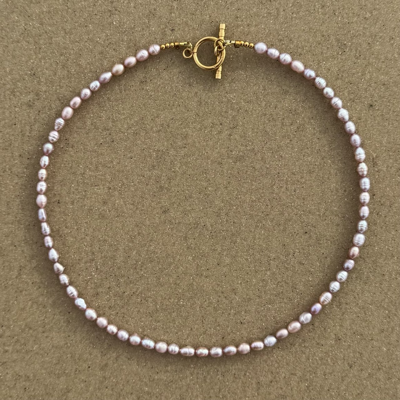 Lavender Blush – Genuine Pink, Lavender & Lilac Freshwater Pearl Necklace – 6