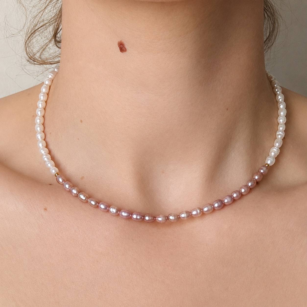 Pink Pearl – perlový náhrdelník z pravých růžových perel