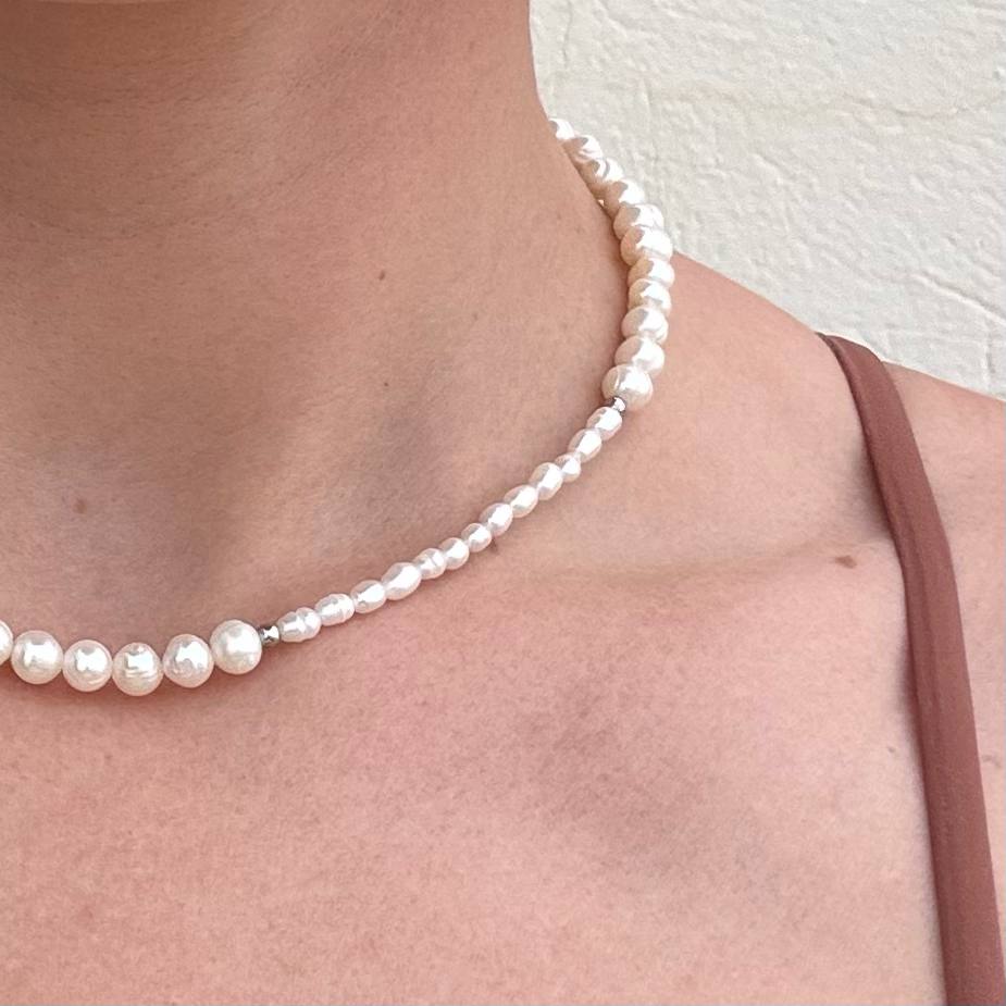 Flow – Genuine Freshwater Pearl Necklace – 5