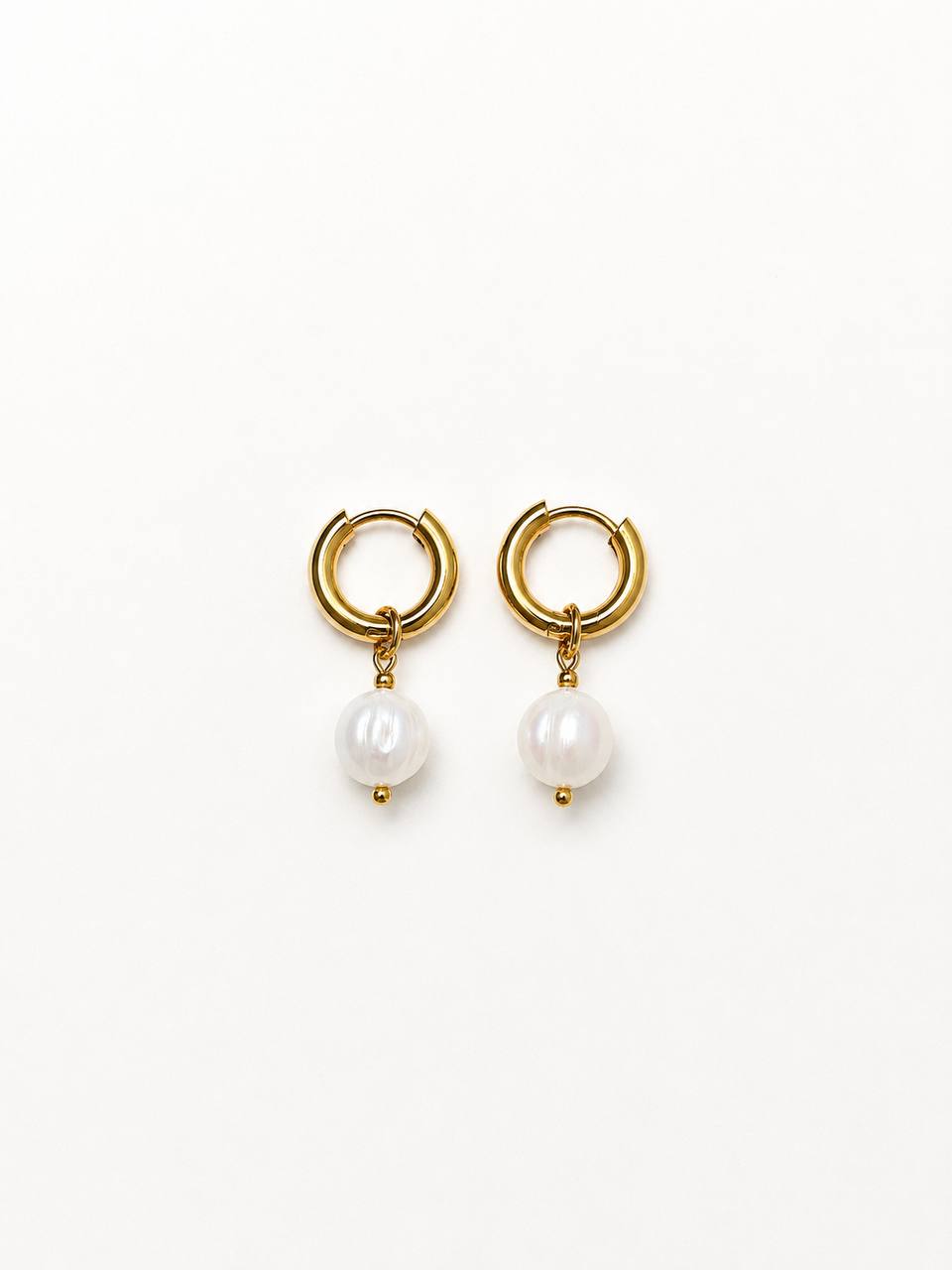 Pearl Drop – perlové kruhové náušnice