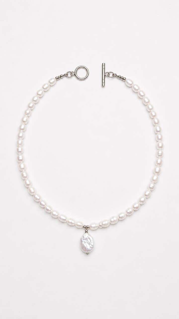 Baroque Pendant – perlový náhrdelník – 4
