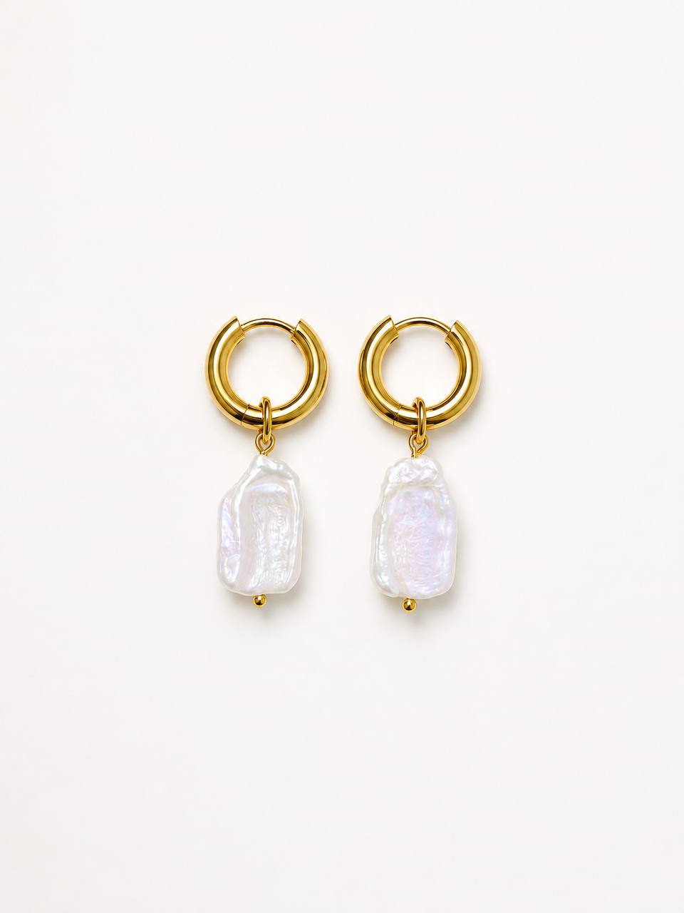Baroque Pearl – perlové kruhové náušnice