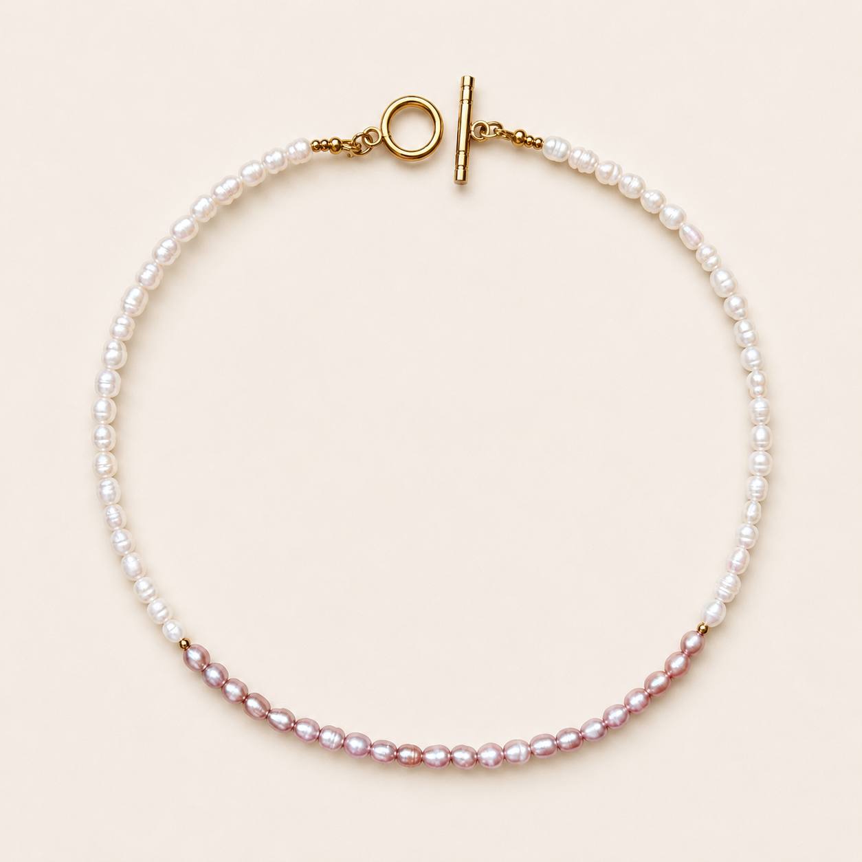 Pink Pearl – perlový náhrdelník z pravých růžových perel
